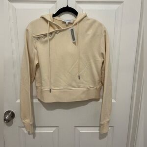 INTERMIX Ivory Myla Sweatshirt Size P